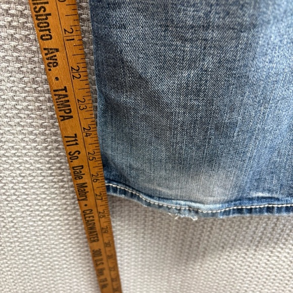 Vtg Miss Me Flared Bootcut Jeans Womens 29 Blue Denim USA From Buckle M Series - Picture 10 of 13